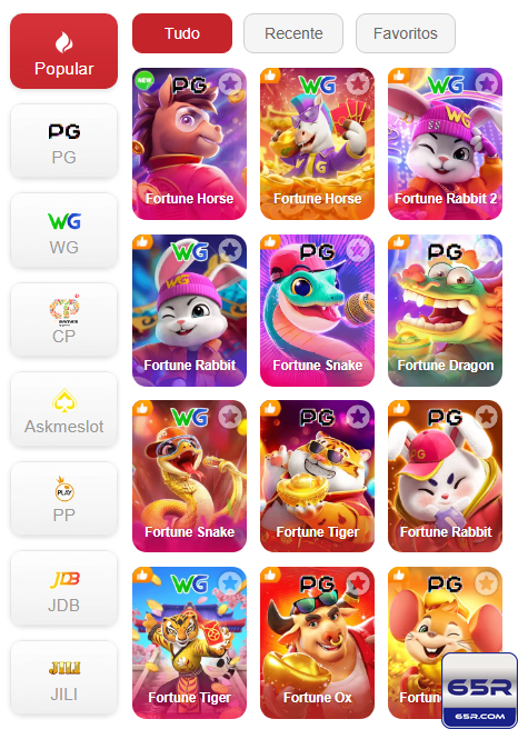 Explore um Mundo de Jogos em 65r.com